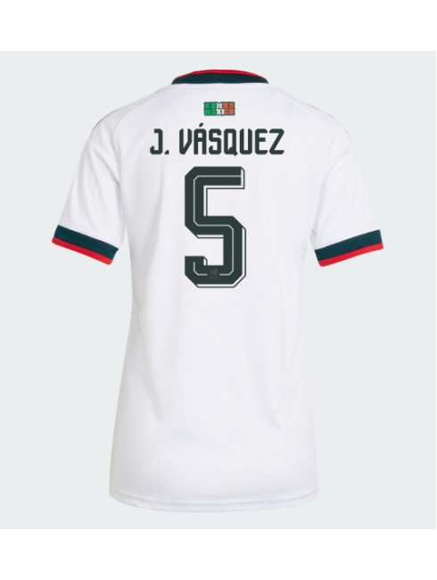 Zenske Futbalové oblečenie Mexiko Johan Vasquez #5 MS 2026 Krátky Rukáv - Preč Zenske Futbalové oblečenie Mexiko Johan Vasquez #5 MS 2026 Krátky Rukáv - Preč